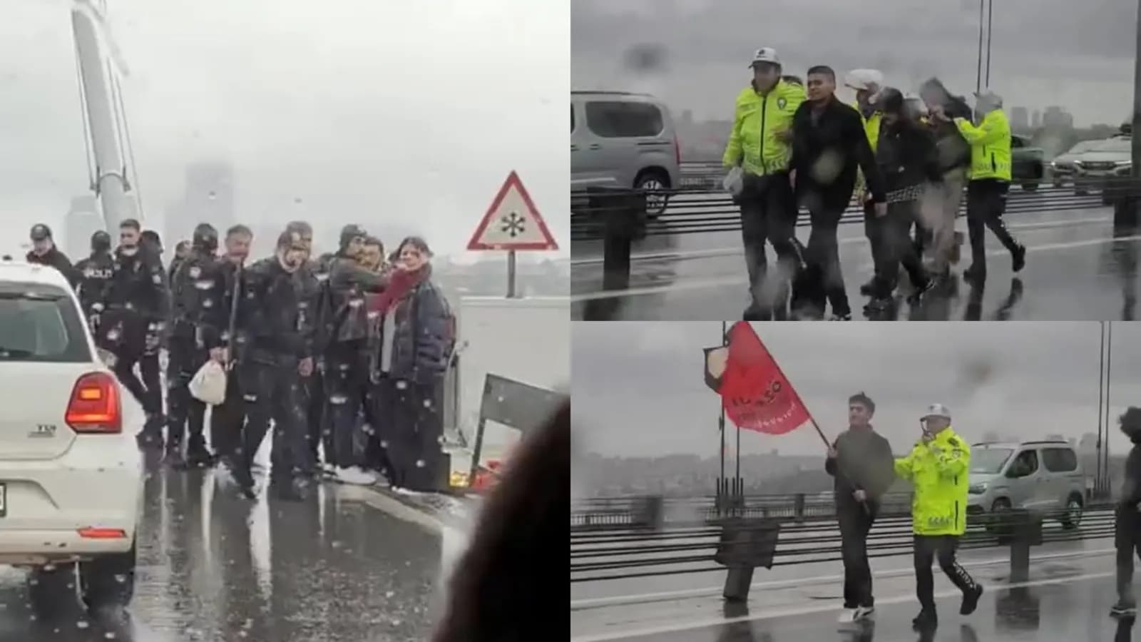 15 Temmuz Şehitler Köprüsü'nde 1 Mayıs nedeniyle gözaltılar