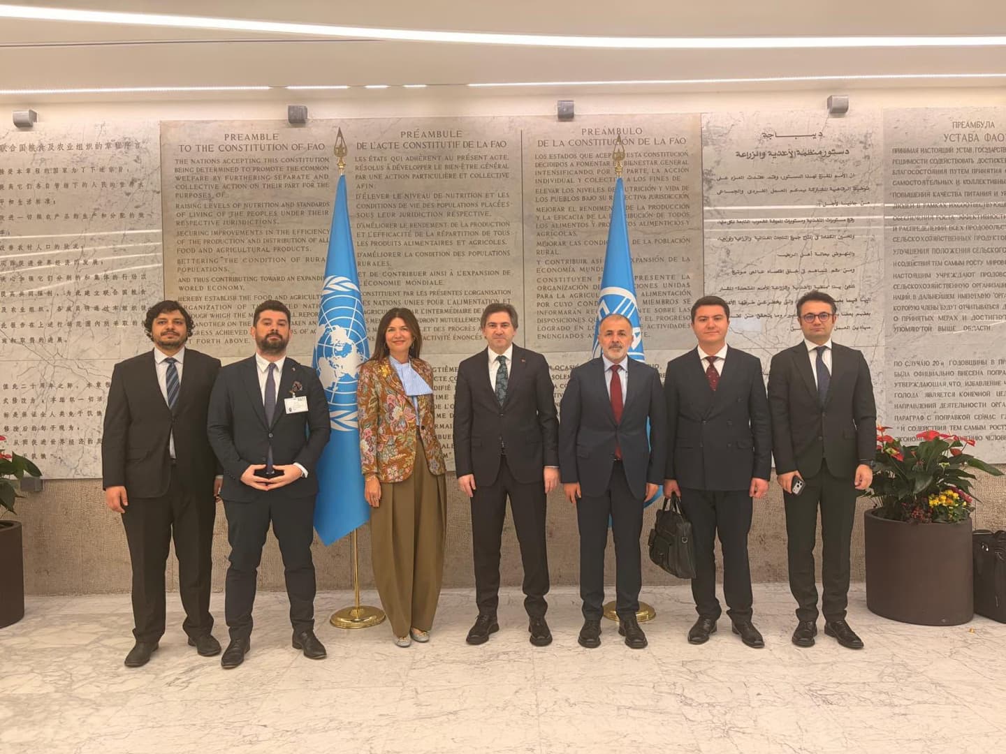 Deputy Agriculture Minister Bağcı speaks at FAO event in Rome