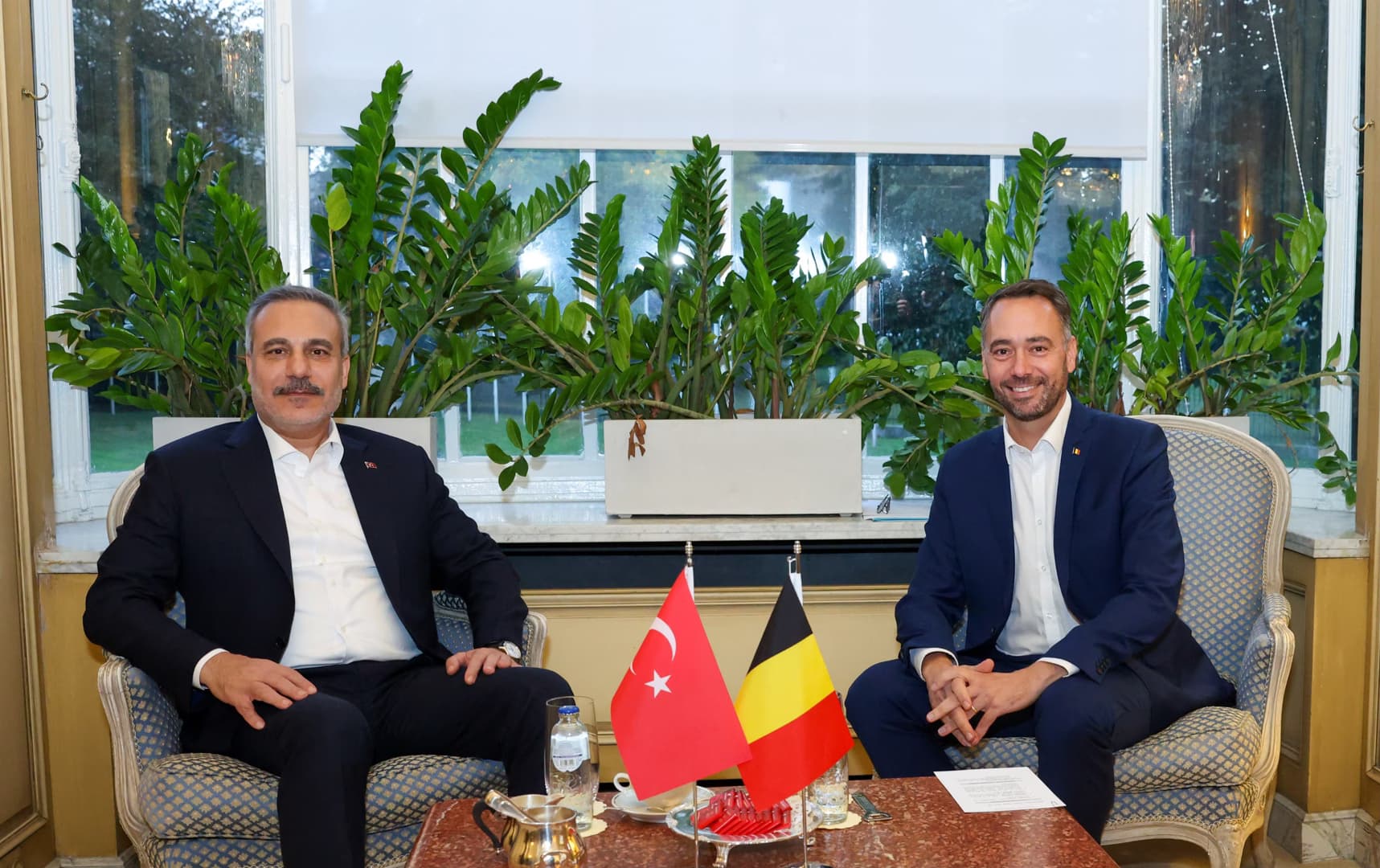Dışişleri Bakanı Fidan, Belçika Dışişleri Bakanı Prévot ile Brüksel’de görüştü
