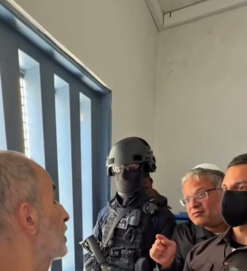 Ben-Gvir enters Palestinian prisoner’s cell: “I want to kill you”