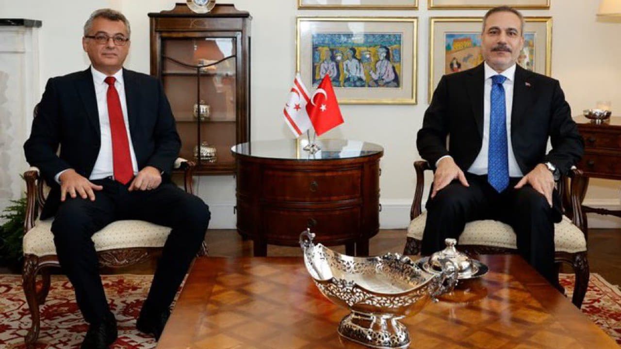 Fidan meets TRNC President Erhürman and FM Ertuğruloğlu in New York