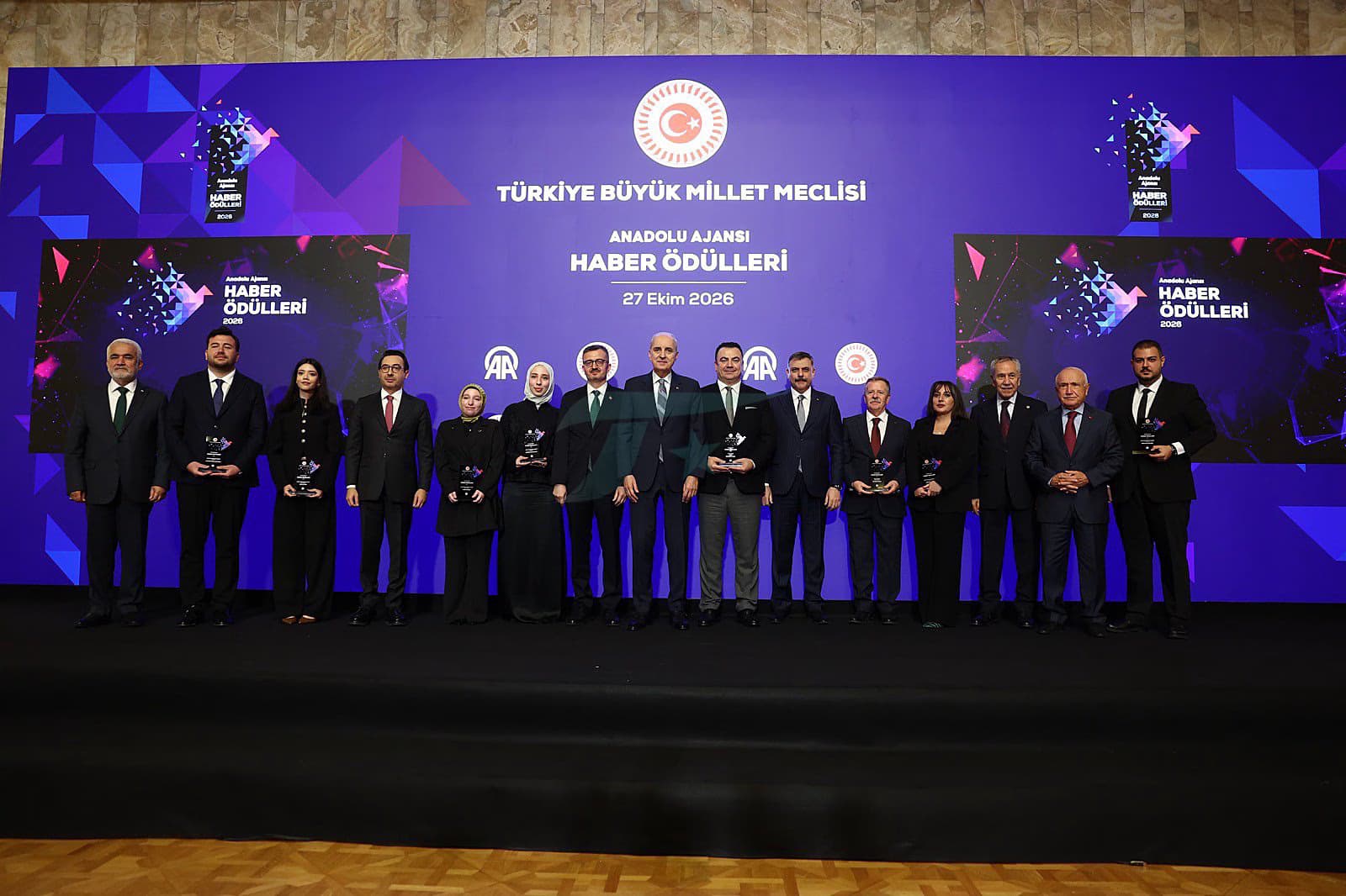 Anadolu Ajansı Haber Ödülleri sahiplerini buldu: Törenden kareler