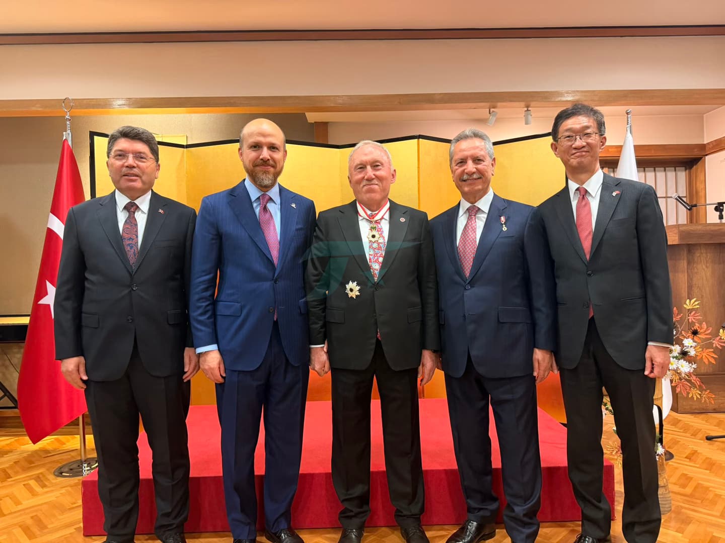 Büyükelçi Hasan Murat Mercan'a Japonya Devlet Nişanı töreninden kareler
