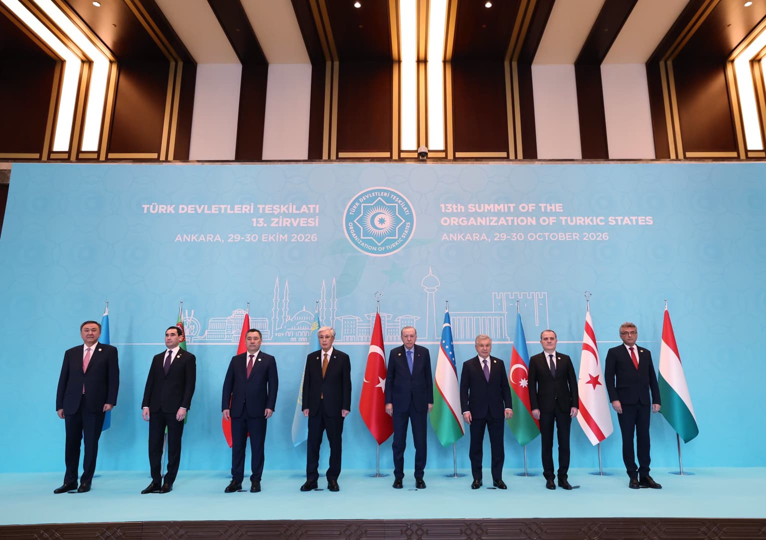TDT 13. Zirvesi Beştepe'de: Karşılama, aile fotoğrafı ve Liderler Konseyi
