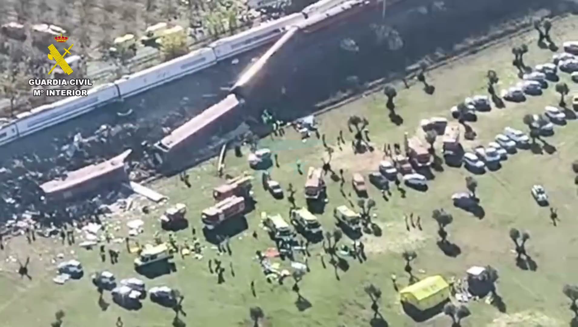 İspanya'daki tren faciası: Urda'daki kaza yerinden kareler